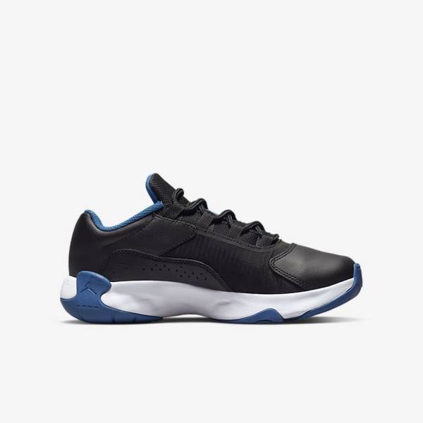 Jordan Παπουτσια Nike Air Jordan 11 CMFT Low Older παιδικα μαυρα σκούρο μπλε ασπρα | NK184EYQ