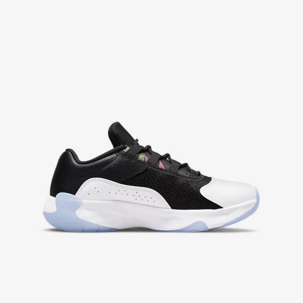 Jordan Παπουτσια Nike Air Jordan 11 CMFT Low Older παιδικα ασπρα μαυρα πρασινο μεταλλικός ασημι | NK218MRG