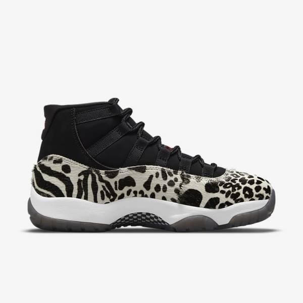 Jordan Παπουτσια Nike Air Jordan 11 Retro γυναικεια μαυρα ασπρα κοκκινα | NK610YRL