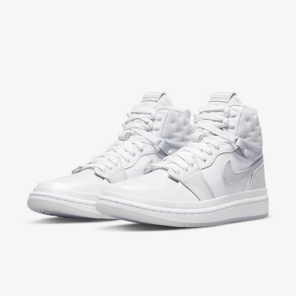 Jordan Παπουτσια Nike Air Jordan 1 Acclimate γυναικεια ασπρα γκρι | NK574RMJ