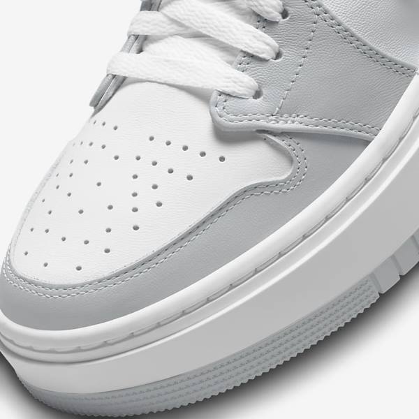 Jordan Παπουτσια Nike Air Jordan 1 Elevate Low γυναικεια ασπρα γκρι | NK690LRT