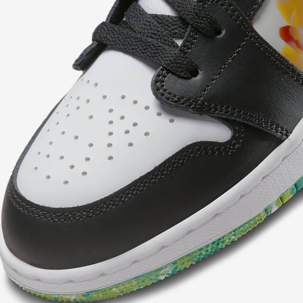 Jordan Παπουτσια Nike Air Jordan 1 Low SE Older παιδικα μαυρα πορτοκαλι ασπρα | NK968GCW