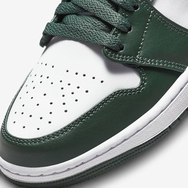 Jordan Παπουτσια Nike Air Jordan 1 Mid ανδρικα πρασινο ασπρα | NK205FEL