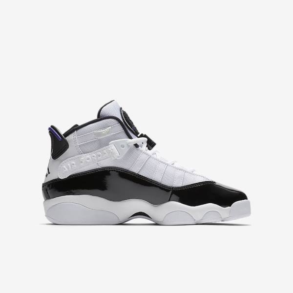 Jordan Παπουτσια Nike Jordan 6 Rings Older παιδικα ασπρα μαυρα | NK485XAS