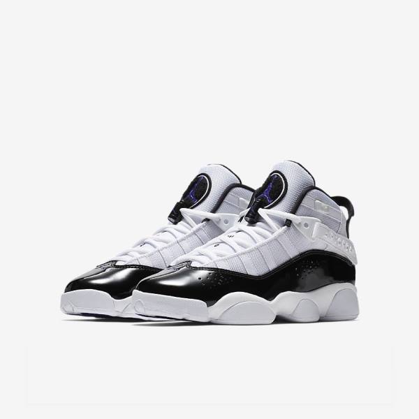 Jordan Παπουτσια Nike Jordan 6 Rings Older παιδικα ασπρα μαυρα | NK485XAS