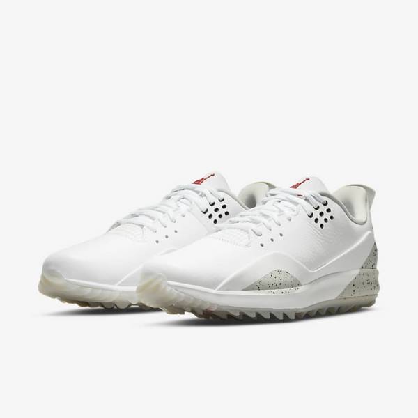 Jordan Παπουτσια Nike Jordan ADG 3 ανδρικα ασπρα γκρι μαυρα | NK742MTK