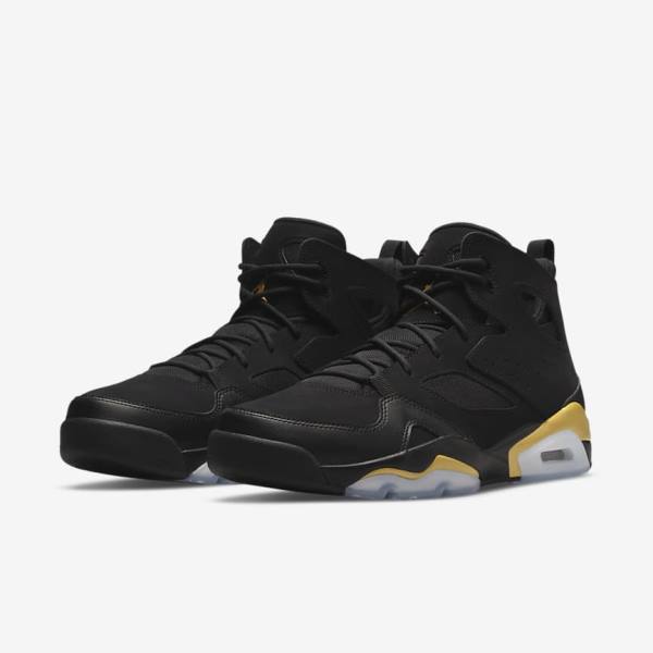 Jordan Παπουτσια Nike Jordan Flight Club 91 ανδρικα μαυρα μεταλλικός χρυσο χρωμα | NK629NOK