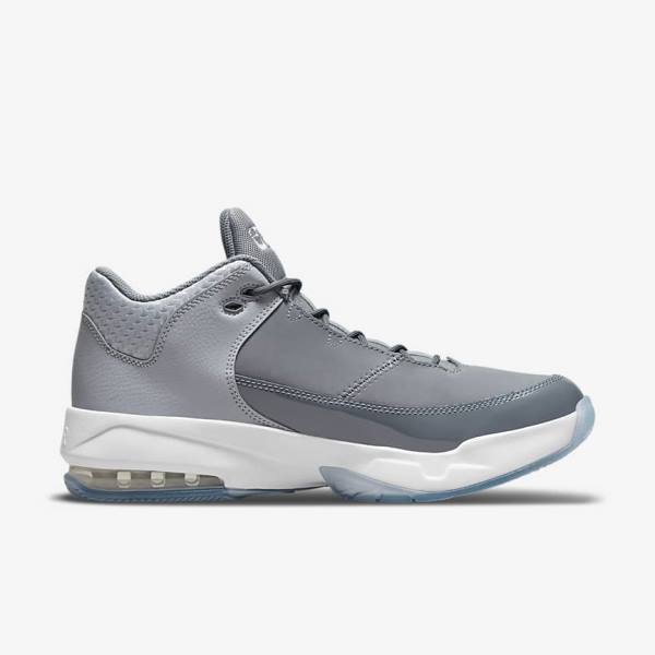 Jordan Παπουτσια Nike Jordan Max Aura 3 ανδρικα γκρι ασπρα γκρι | NK035HBK