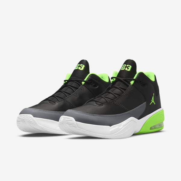 Jordan Παπουτσια Nike Jordan Max Aura 3 ανδρικα μαυρα γκρι ασπρα πρασινο | NK098NJZ