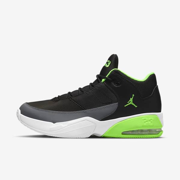 Jordan Παπουτσια Nike Jordan Max Aura 3 ανδρικα μαυρα γκρι ασπρα πρασινο | NK098NJZ