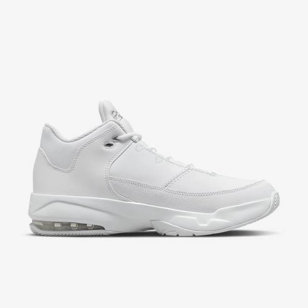 Jordan Παπουτσια Nike Jordan Max Aura 3 ανδρικα ασπρα μεταλλικός ασημι | NK139UEN