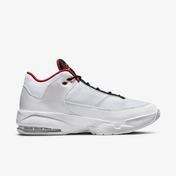 Jordan Παπουτσια Nike Jordan Max Aura 3 ανδρικα ασπρα Πλατίνα μαυρα κοκκινα | NK295YHU