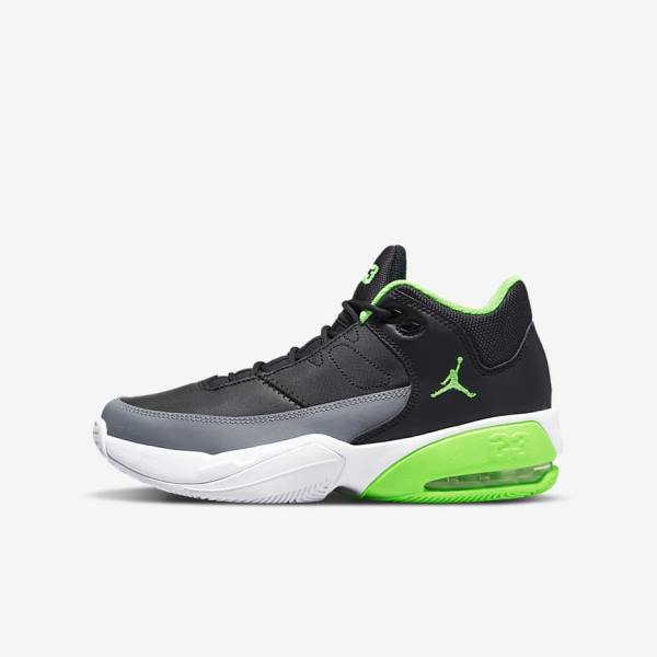 Jordan Παπουτσια Nike Jordan Max Aura 3 Older παιδικα μαυρα γκρι ασπρα πρασινο | NK601SEF