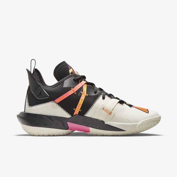 Jordan Παπουτσια Nike Jordan Why Not Zer0.4 ανδρικα ασπρα πορτοκαλι μαυρα | NK740CUY