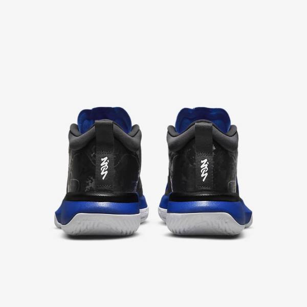 Jordan Παπουτσια Nike Zion 1 ανδρικα μαυρα μπλε ρουά ασπρα | NK625OJK