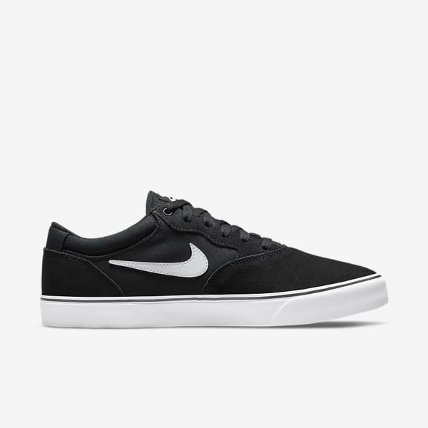 Skate Παπούτσια Nike SB Chron 2 ανδρικα μαυρα ασπρα | NK963APJ