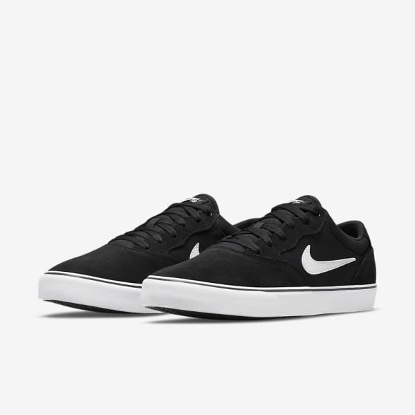 Skate Παπούτσια Nike SB Chron 2 ανδρικα μαυρα ασπρα | NK963APJ