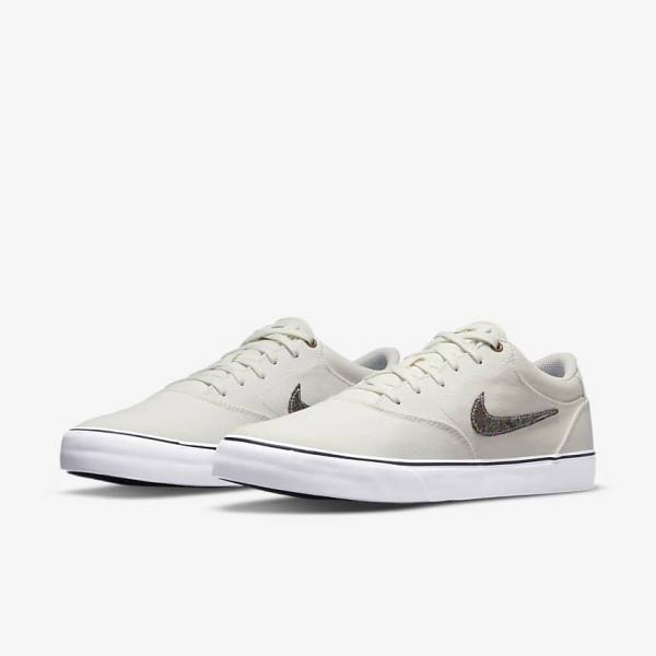 Skate Παπούτσια Nike SB Chron 2 καμβα Premium γυναικεια γκρι πρασινο | NK120CWI