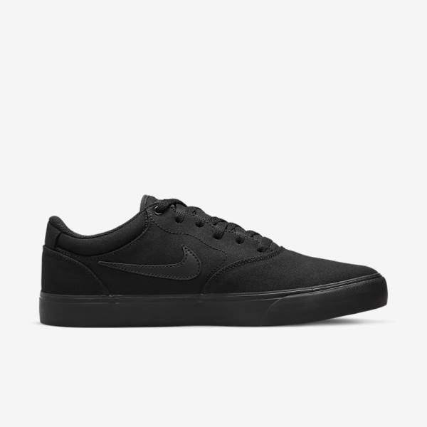 Skate Παπούτσια Nike SB Chron 2 καμβα ανδρικα μαυρα | NK075OUV