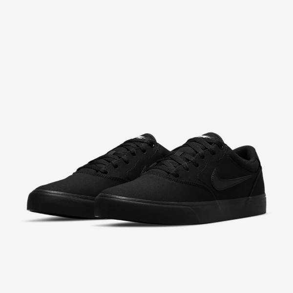 Skate Παπούτσια Nike SB Chron 2 καμβα ανδρικα μαυρα | NK075OUV