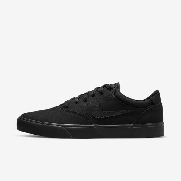 Skate Παπούτσια Nike SB Chron 2 καμβα ανδρικα μαυρα | NK075OUV