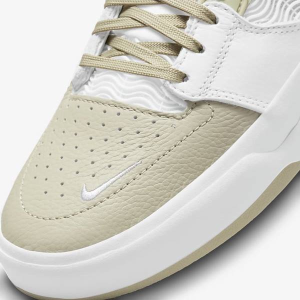 Skate Παπούτσια Nike SB Ishod Wair Premium ανδρικα ανοιχτο γκρι ασπρα Χακί | NK698IXO