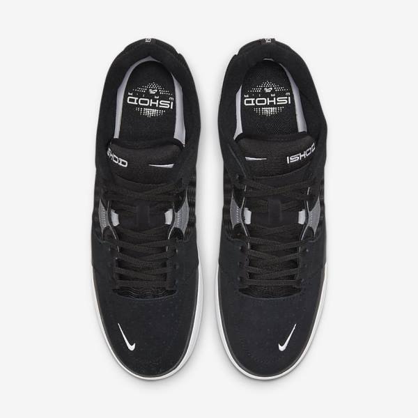 Skate Παπούτσια Nike SB Ishod Wair ανδρικα μαυρα σκούρο γκρι ασπρα | NK742FRD