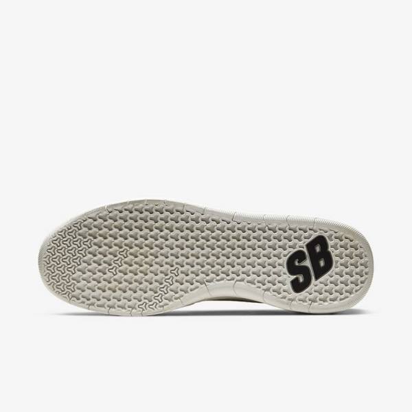 Skate Παπούτσια Nike SB Nyjah Free 2 ανδρικα ασπρα μαυρα | NK361QIT