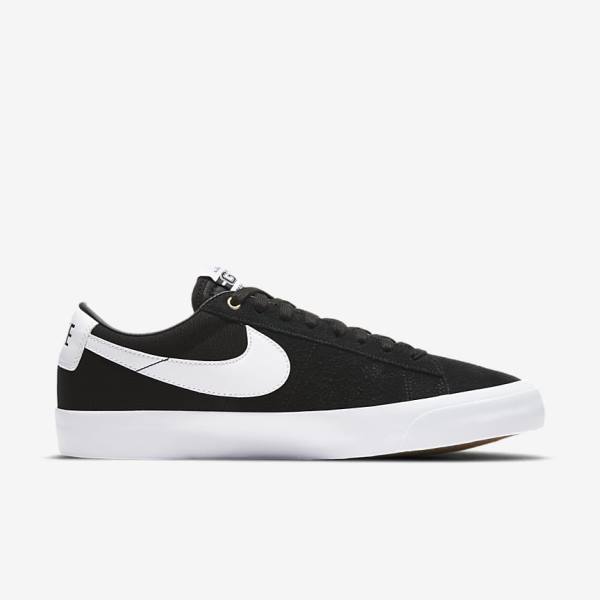 Skate Παπούτσια Nike SB Zoom Blazer Low Pro GT ανδρικα μαυρα ανοιχτο καφε ασπρα | NK263FSA