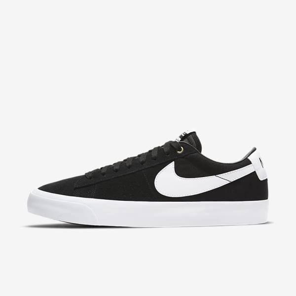 Skate Παπούτσια Nike SB Zoom Blazer Low Pro GT ανδρικα μαυρα ανοιχτο καφε ασπρα | NK263FSA