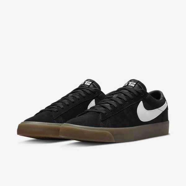 Skate Παπούτσια Nike SB Zoom Blazer Low Pro GT ανδρικα μαυρα ασπρα | NK274YUK