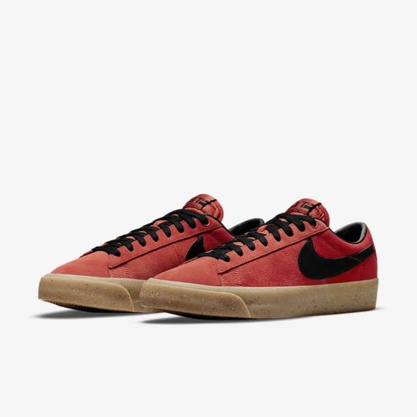 Skate Παπούτσια Nike SB Zoom Blazer Low Pro GT ανδρικα ανοιχτο καφε μαυρα | NK369JZI