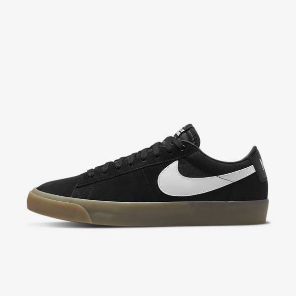 Skate Παπούτσια Nike SB Zoom Blazer Low Pro GT γυναικεια μαυρα ασπρα | NK816WDC