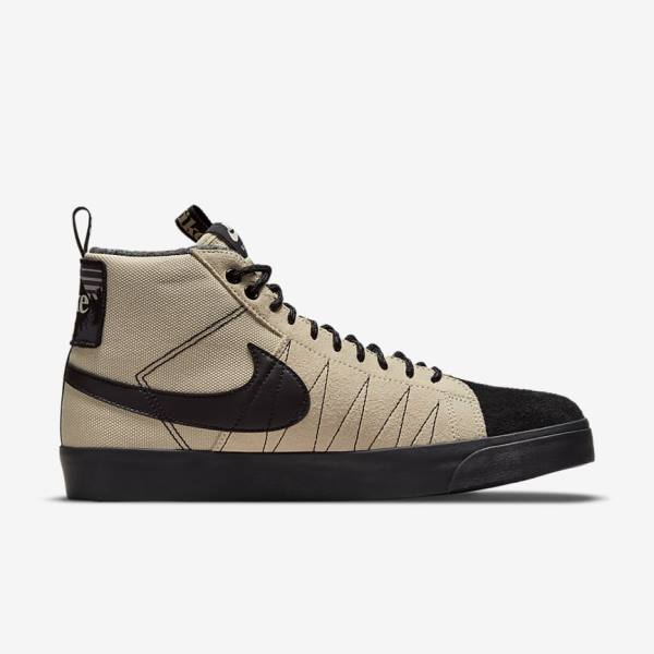 Skate Παπούτσια Nike SB Zoom Blazer Mid Premium γυναικεια πορτοκαλι μαυρα | NK268YTK