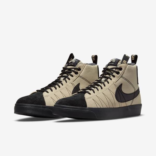 Skate Παπούτσια Nike SB Zoom Blazer Mid Premium γυναικεια πορτοκαλι μαυρα | NK268YTK