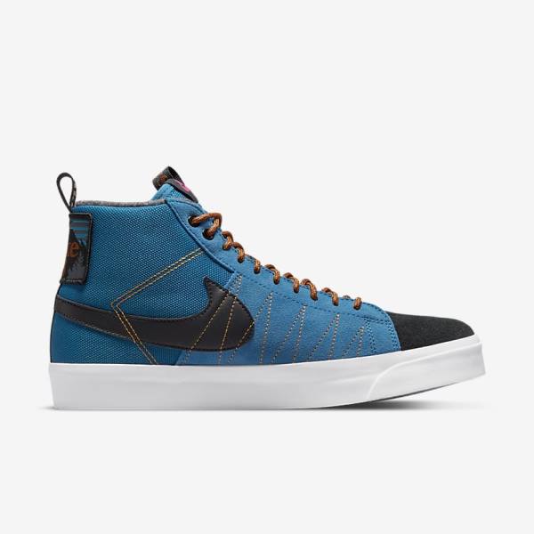 Skate Παπούτσια Nike SB Zoom Blazer Mid Premium ανδρικα μαυρα | NK430XLR