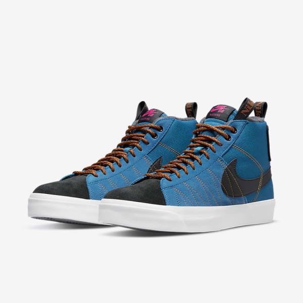 Skate Παπούτσια Nike SB Zoom Blazer Mid Premium ανδρικα μαυρα | NK430XLR