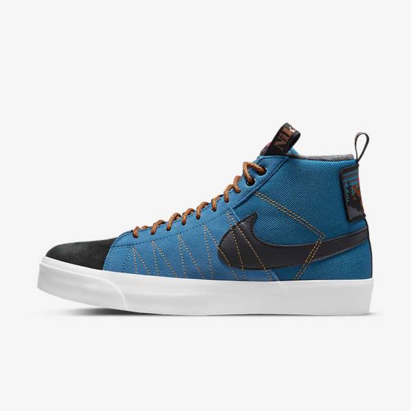 Skate Παπούτσια Nike SB Zoom Blazer Mid Premium ανδρικα μαυρα | NK430XLR