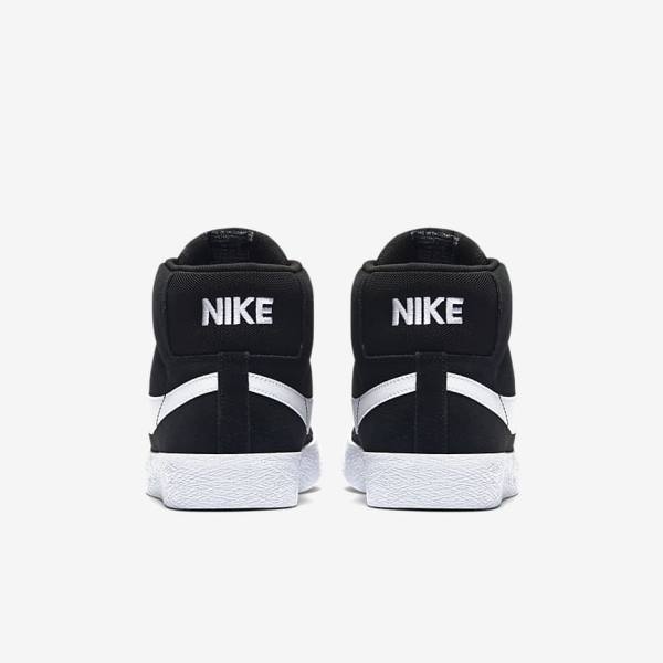 Skate Παπούτσια Nike SB Zoom Blazer Mid γυναικεια μαυρα ασπρα | NK584VMB