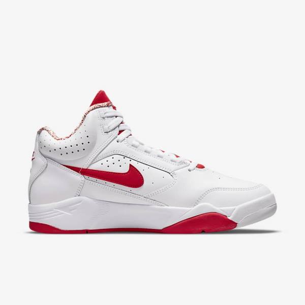 Αθλητικά Παπούτσια Nike Air Flight Lite Mid ανδρικα ασπρα κοκκινα | NK701XSQ