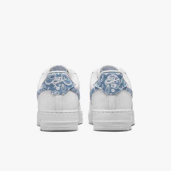 Αθλητικά Παπούτσια Nike Air Force 1 07 Essential γυναικεια ασπρα μπλε | NK240QEF