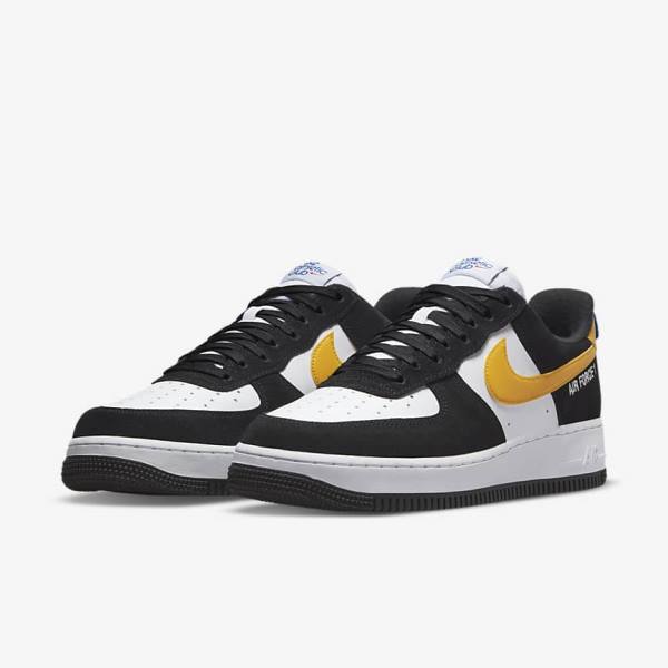 Αθλητικά Παπούτσια Nike Air Force 1 07 LV8 ανδρικα μαυρα ασπρα σκούρο | NK281IDQ