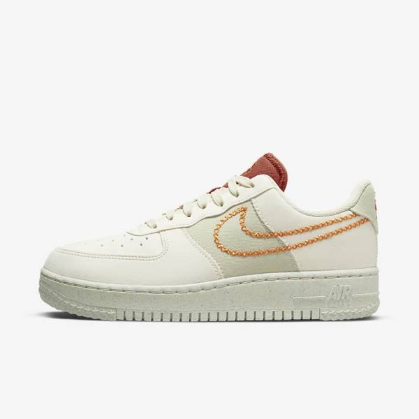 Αθλητικά Παπούτσια Nike Air Force 1 07 Low γυναικεια Ελιά κίτρινα | NK571HBM