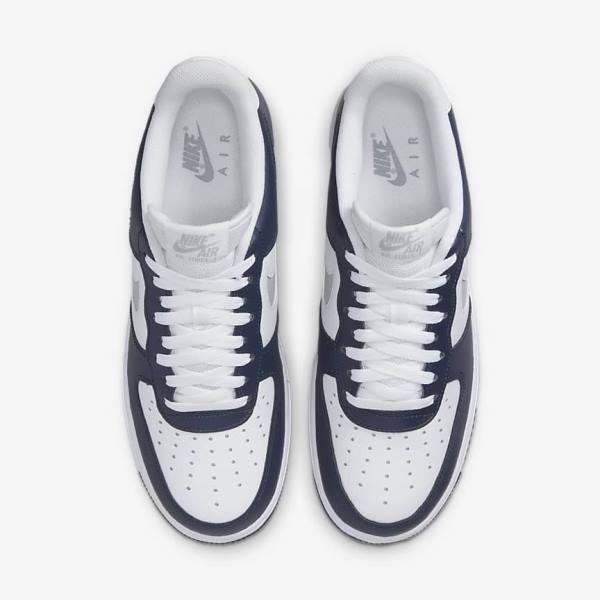 Αθλητικά Παπούτσια Nike Air Force 1 07 LV8 ανδρικα σκουρο μπλε ασπρα γκρι | NK746YZV