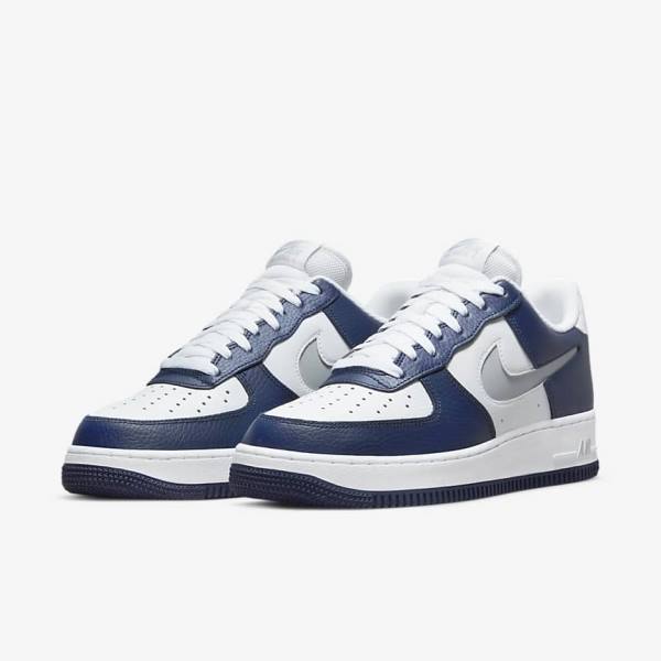 Αθλητικά Παπούτσια Nike Air Force 1 07 LV8 ανδρικα σκουρο μπλε ασπρα γκρι | NK746YZV