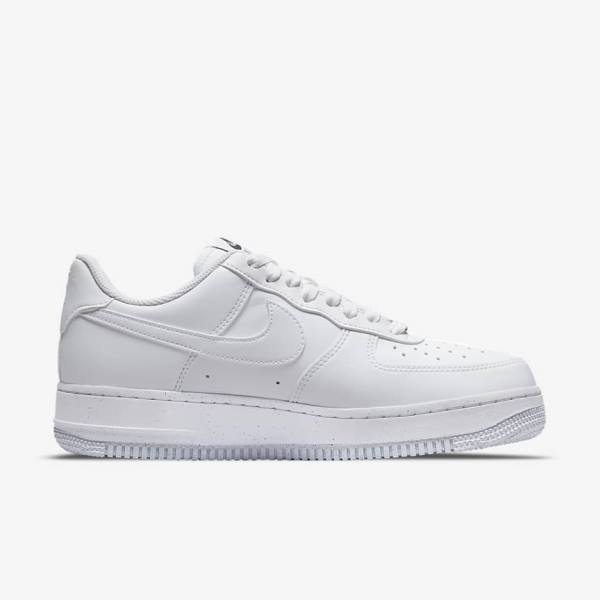 Αθλητικά Παπούτσια Nike Air Force 1 07 Next Nature γυναικεια ασπρα μαυρα μεταλλικός ασημι | NK371WVS