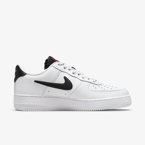 Αθλητικά Παπούτσια Nike Air Force 1 07 Premium ανδρικα ασπρα μπορντο κοκκινα μαυρα | NK371EVY