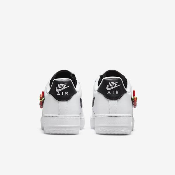 Αθλητικά Παπούτσια Nike Air Force 1 07 Premium ανδρικα ασπρα μπορντο κοκκινα μαυρα | NK371EVY