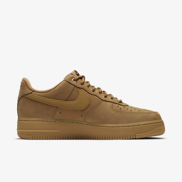 Αθλητικά Παπούτσια Nike Air Force 1 07 WB ανδρικα ανοιχτο καφε μαυρα | NK457KMV