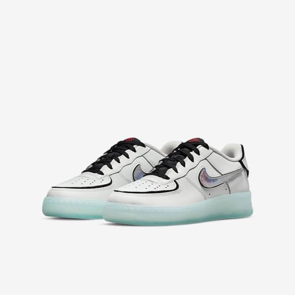 Αθλητικά Παπούτσια Nike Air Force 1-1 Older παιδικα ασπρα μαυρα κοκκινα Πολύχρωμο | NK684PTQ